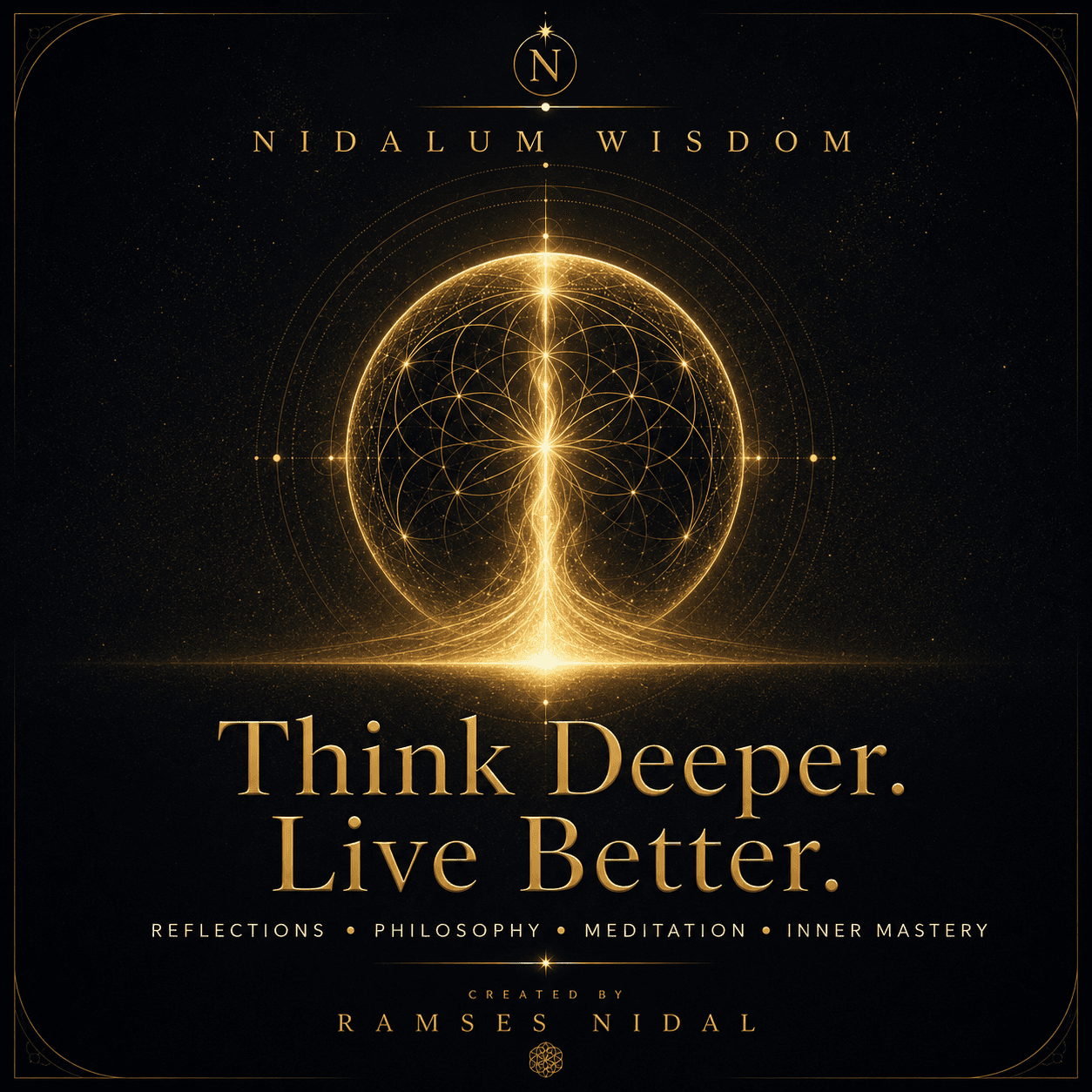 Couverture : NIDALUM Wisdom — L'Appel à la Lucidité — Manifeste & Charte de Sagesse